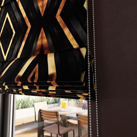 DIAMENTEM Tkanina na zasłony VELVET, szer. 150cm, kolor 006 czarny D00305/VEL/006/150000/1