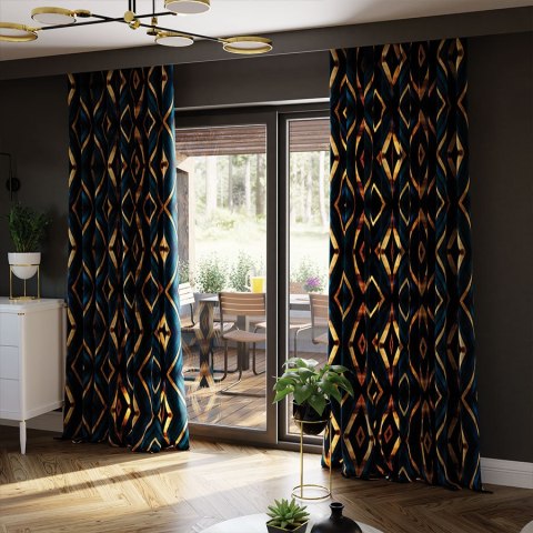 DIAMENTEM Tkanina na zasłony VELVET, szer. 150cm, kolor 007 granatowy D00305/VEL/007/150000/1