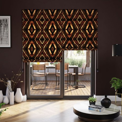 DIAMENTEM Tkanina na zasłony VELVET, szer. 150cm, kolor 011 rudo-miedziany D00305/VEL/011/150000/1