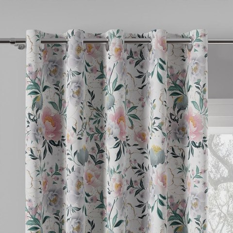 FLAURA Tkanina na zasłony VELVET, szer. 150cm, kolor biały D00112/VEL/001/150000/1