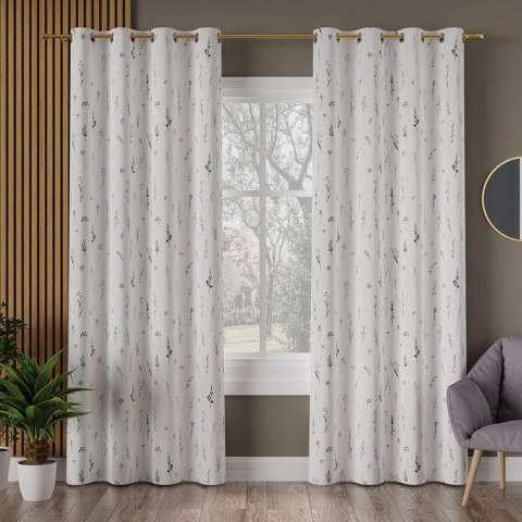 INGRID Tkanina na zasłony typu MILAS, szer. 150cm, kolor biały D00294/MIL/001/150000/1