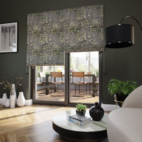 KWITNĄCY MIGDAŁOWIEC Tkanina na zasłony VELVET, szer. 150cm, kolor 010 pastelowy fioletowy D00301/VEL/010/150000/1