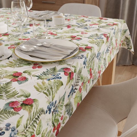 LEŚNE RUNO Tkanina dekoracyjna NINA WODOODPORNA, 160cm, kolor biały D00181/NIW/001/160000/1