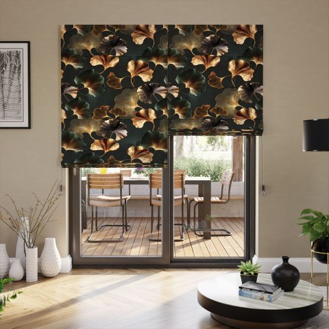 MARISEL Tkanina na zasłony VELVET, szer. 150cm, kolor 002 zielony D00302/VEL/002/150000/1