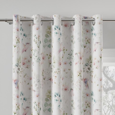 POLINA Tkanina na zasłony VELVET, szer. 150cm, kolor 013 różowy D00128/VEL/013/150000/1