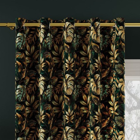 SELVA Tkanina na zasłony VELVET, szer. 150cm, kolor 017 petrol D00303/VEL/017/150000/1