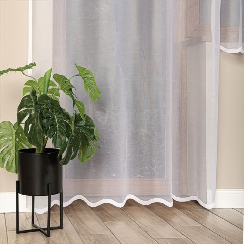 ELZA Firanka żakardowa gotowa, 230x140cm, kolor biały 023456/FBP/001/140230/1