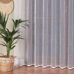 KAYLA Firanka żakardowa, wys. 250cm, kolor biały 044276/000/001/000250/1