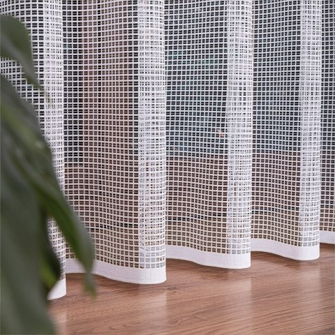 KAYLA Firanka żakardowa, wys. 250cm, kolor biały 044276/000/001/000250/1