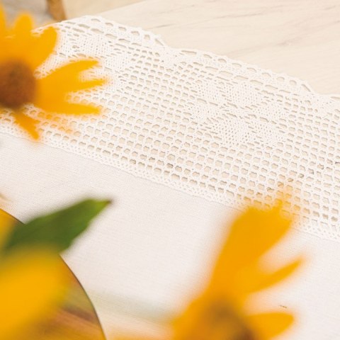 RACHELA Serweta z ażurem, 85x85cm, kolor biały 912432/KSP/001/085085/1