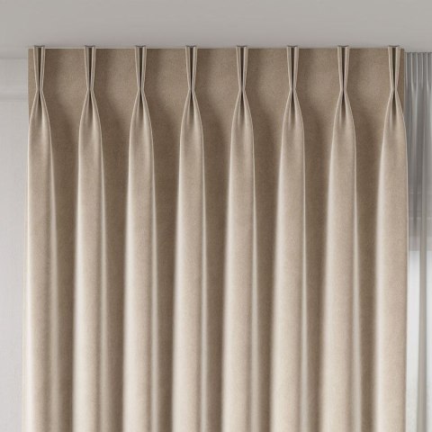 VELVET Tkanina na zasłony, wys. 300cm, kolor 057 kremowy VELVET/TZP/057/000300/1