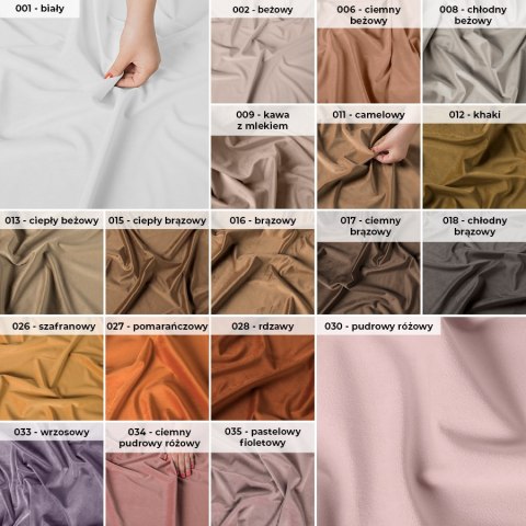 VELVET Tkanina na zasłony, wys. 300cm, kolor 057 kremowy VELVET/TZP/057/000300/1