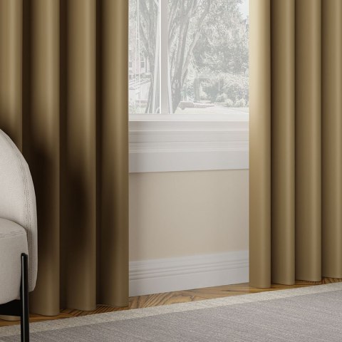 Zasłona gotowa typu blackout na przelotkach, 140x250 cm, kolor 834 khaki TD0015/ZGP/834/140250/1