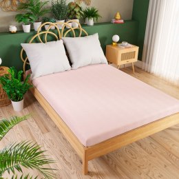 DREAMY PREMIUM Prześcieradło jersey z gumką, 140x200cm, kolor 014 jasny różowy 100033/JEG/014/140200/1