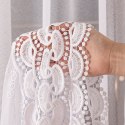 Firanka z aplikacją, pasowa na markizecie, wys. 280cm, kolor biały 009397/433/001/000280/1