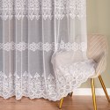 Firanka żakardowa, pasowa, wys. 250cm, kolor biały 360940/000/001/000250/1