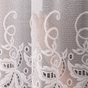 Firanka żakardowa, pasowa, wys. 250cm, kolor biały 360950/000/001/000250/1