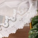 Firanka żakardowa, pasowa, wys. 250cm, kolor biały 361370/000/001/000250/1