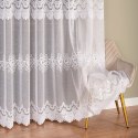 Firanka żakardowa, pasowa, wys. 250cm, kolor biały 361370/000/001/000250/1