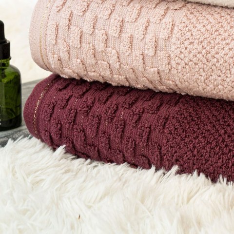 NEPTUN Ręcznik, 50x90cm, kolor 009 ciemno czerwony; burgundowy R00007/RB0/009/050090/1