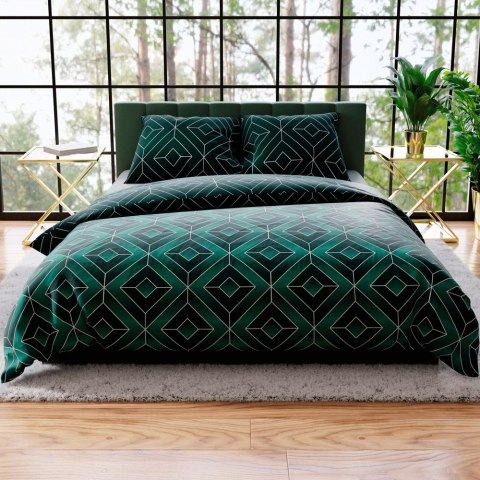 SAPHIRA Komplet pościeli z bawełny satynowej 160x200cm 100083/SAT/000/160200/1