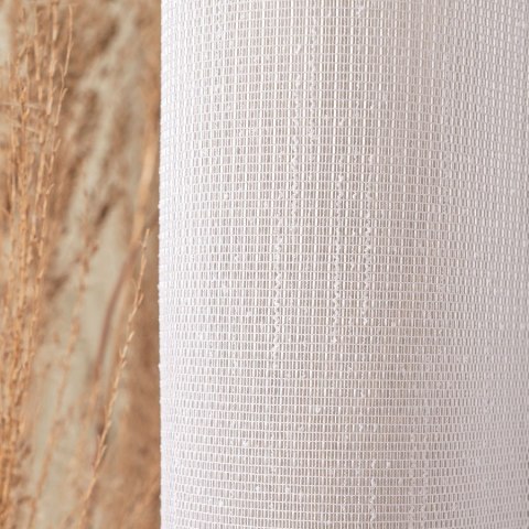 Firanka fantazyjna z ołowianką, wys. 160 cm, kolor biały 021102/OLO/001/000160/1