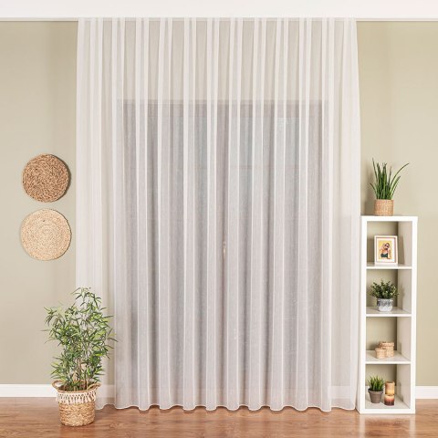 Firanka fantazyjna z ołowianką, wys. 300cm, kolor 002 kremowy 018561/OLO/002/000300/1