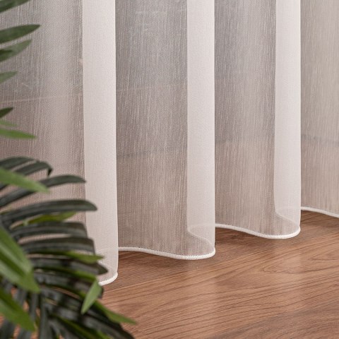 Firanka fantazyjna z ołowianką, wys. 300cm, kolor 002 kremowy 018561/OLO/002/000300/1