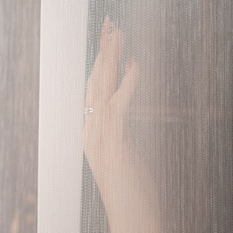 Firanka fantazyjna z ołowianką, wys. 300cm, kolor 002 kremowy 018561/OLO/002/000300/1