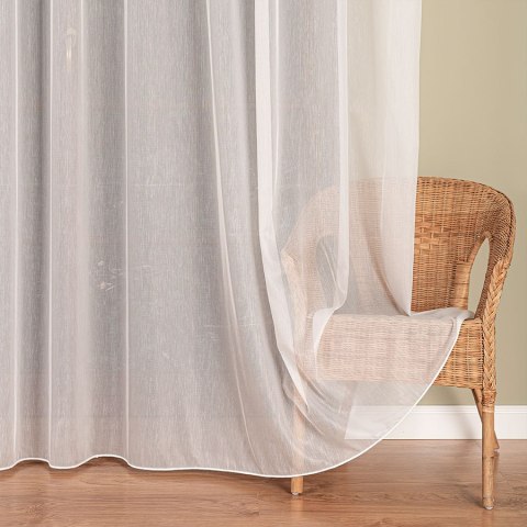 Firanka fantazyjna z ołowianką, wys. 300cm, kolor 002 kremowy 018561/OLO/002/000300/1