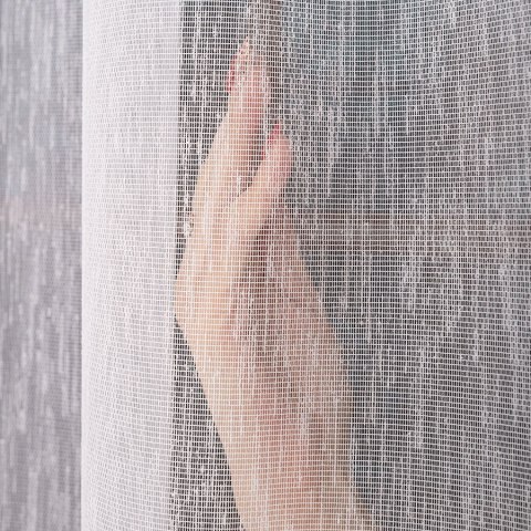 Firanka fantazyjna z ołowianką, wys. 320 cm, kolor biały 021103/OLO/001/000320/1