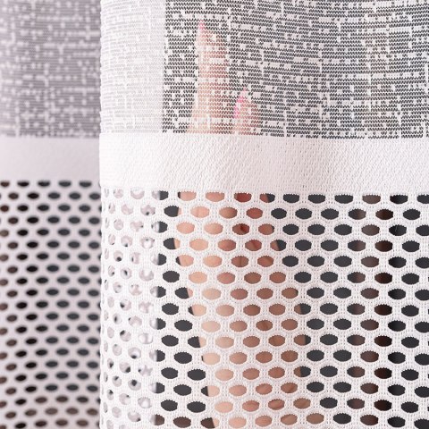 Firanka żakardowa pasowa, wys. 250cm, kolor biały 115065/000/001/000250/1