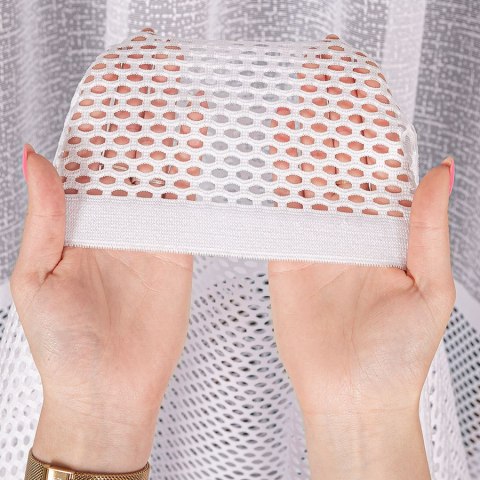 Firanka żakardowa pasowa, wys. 250cm, kolor biały 115065/000/001/000250/1