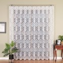 Firanka żakardowa ze wzorem po całości, wys. 250cm, kolor biały 022702/000/001/000250/1