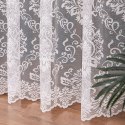 Firanka żakardowa ze wzorem po całości, wys. 250cm, kolor biały 022702/000/001/000250/1