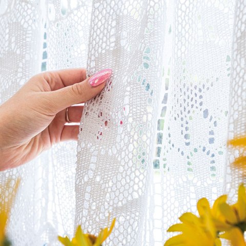 INESS Zazdrostka ażurowa, wys. 40cm, kolor biały 913501/000/001/000040/1