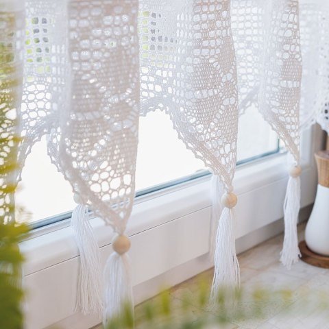 RACHELA Zazdrostka z ażurem, wys. 75cm, kolor biały 912432/000/001/000075/1