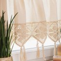 RACHELA Zazdrostka z ażurem, wys. 75cm, kolor 012 kremowy 912432/000/012/000075/1