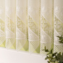 Zazdrostka haftowana panelowa na batyście, wys. 70cm, kolor 010 naturalny 096204/388/010/000070/1