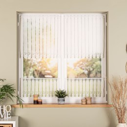 Zazdrostka haftowana panelowa na batyście, wys. 70cm, kolor 010 naturalny 096272/388/010/000070/1