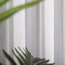 Firanka fantazyjna z ołowianką, wys. 250 cm, kolor biały 021138/OLO/001/000250/1