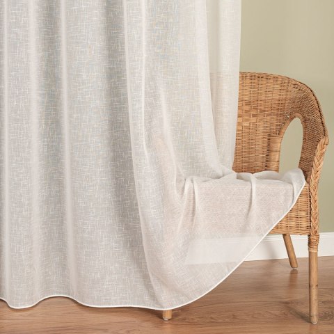 Firanka fantazyjna z ołowianką, wys. 300cm, kolor 002 kremowy 016989/OLO/002/000300/1