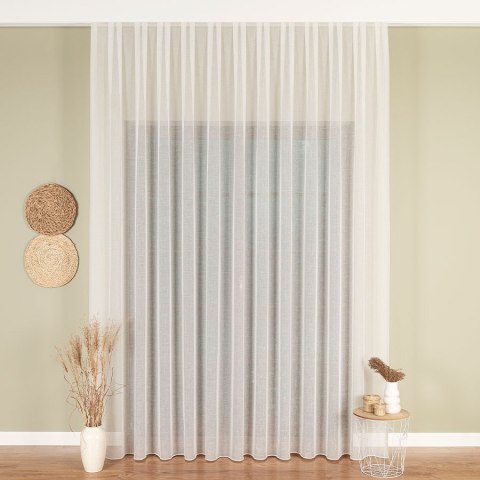 Firanka fantazyjna z ołowianką, wys. 300cm, kolor 012 kremowy 283004/OLO/012/000300/1