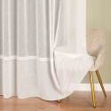 Firanka fantazyjna z ołowianką, wys. 305cm, kolor 010 kremowy 031121/OLO/010/000305/1