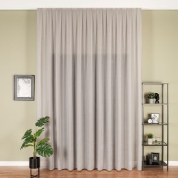 Firanka fantazyjna z ołowianką, wys. 320cm, kolor 002 szary 000620/OLO/002/000320/1