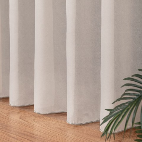 Firanka fantazyjna z ołowianką, wys. 320cm, kolor 002 szary 000620/OLO/002/000320/1