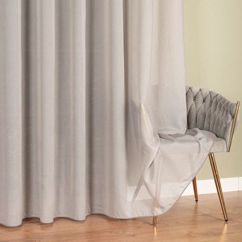 Firanka fantazyjna z ołowianką, wys. 320cm, kolor 002 szary 000620/OLO/002/000320/1