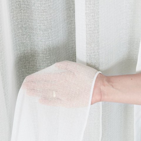 Firanka fantazyjna z ołowianką, wys. 330cm, kolor 012 kremowy 000121/OLO/012/000330/1