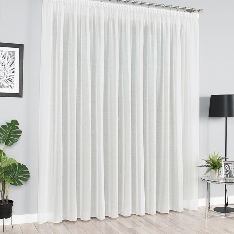 Firanka fantazyjna z ołowianką, wys. 330cm, kolor 012 kremowy 000121/OLO/012/000330/1