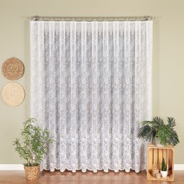 Firanka żakardowa, wys. 250cm, kolor biały 137506/000/001/000250/1